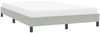 vidaXL Bettgestell ohne Matratze Hellgrau 160x220 cm Samt 4101409 Bild 4