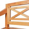 vidaXL Batavia-Bank Hellbraun 123 cm Massivholz Mahagoni 337078 Bild 4