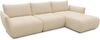 DOMO. collection Ecksofa 800 022, Modulsofa in L-Form mit Taschenfederkern und attraktiver Biese-Naht, Sofa, Polsterecke, Eckcouch 276 x 168 x 79 cm (BxTxH), beige Bild 3