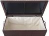 Poly-Rattan Kissenbox HWC-D88, Gartentruhe Auflagenbox Truhe ~ Premium braun, 51x100x50cm 170l Bild 4