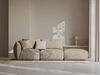 Micadoni Modulares Sofa Chris 3-Sitzer Rechts Strukturierter Stoff Sand Bild 4