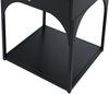 Nachttisch HWC-O88, Kommode Beistelltisch Nachtschrank Nachtkasten, Schublade Metall 50x43x41cm ~ schwarz Bild 5