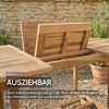 Liadomo Gartentisch Aruba, Garten-Ausziehtisch, komplett aus Teakholz, Synchronauszug, 180-240 x 75 x 100 cm Bild 2