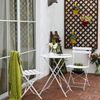 Grand Patio Bistro Set Gartenmöbel Stahl Klappbar Balkonset Hof Bild 4