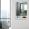 Relaxdays Badspiegelschrank mit Steckdose Bild 4