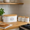 Neuetischkultur Vorratsdose Brot-, Kaffee-, Tee- und Zuckervorratsdose, Eisen, (Set, 4-tlg, 1 Brotkasten, 3 Vorratsdosen), Vorratsdosen für Trockenlebensmittel Bild 2