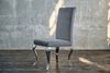 KAWOLA Stuhl LEIA Esszimmerstuhl Barock Velvet grau 101 x 64 x 44 cm Bild 2