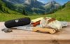 Klappbares Brotmesser, mit Etui, Wellenschliff, Holzgriff Bild 4