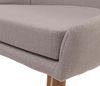 2er-Set Esszimmerstuhl HWC-O27, Küchenstuhl Polsterstuhl Stuhl, Stoff/Textil (280g/m²) Metall ~ hellgrau Bild 5
