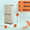 GarPet Garten-Geräteschrank Gartenschrank Kunststoff Geräteschrank Wetterfest Wasserdicht Schrank Bild 2