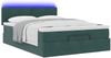 vidaXL Ottoman-Bett mit Matratze & LEDs Dunkelgrün 140x200 cm Samt 3312557 Bild 3