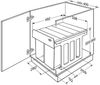 WESCO 88782111 Abfallsorter 32 (16 + 2x8) Liter TRIO MASTER ab 40 cm Schrankbreite Bild 2