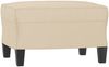 vidaXL 3-tlg. Sofagarnitur mit Kissen Creme Mikrofasergewebe 3202324 Bild 5