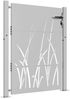vidaXL Gartentor 100x150 cm Cortenstahl Gras-Design 153229 Bild 3