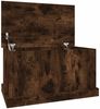 vidaXL Truhe Räuchereiche 70x40x38 cm Holzwerkstoff 816509 Bild 2