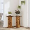 vidaXL Pflanzenständer 2 Stk. Altholz-Optik 30x30x60 cm Holzwerkstoff 3307862 Bild 3
