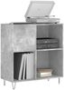 vidaXL Plattenschrank Betongrau 84,5x38x89 cm Holzwerkstoff 831776 Bild 3