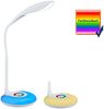 Flex Schreibtischleuchte KRAIT Weiß dimmbar USB Anschluß + RGB Farbwechsler Bild 3