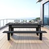 osoltus Alu Picknick Gartentisch Bank Naples II Anthrazit 180cm Bild 2