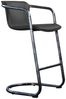 KAWOLA Barhocker Trivia Lederbarhocker grau 102 x 62 x 51 cm Bild 3