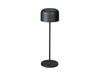 Akku Tischleuchte LILLE per USB aufladbar, Schwarz Höhe 36cm Bild 2