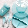 Twistshake Esslern-Besteck für Kinder – Messer, Gabel und Löffel in Blau für einfache Handhabung Bild 4