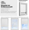 Sekey Doppelrollo Klemmfix ohne Bohren für Fenster Blickdicht 70x210 cm Leinen Bild 4