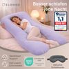 ELONEO Seitenschläferkissen XXL - Multifunktionskissen mit Bezug, formstabil, druckentlastend, bequem Bild 3