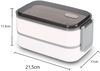 Doppel XL Brotdose mit Besteck – Lunchbox für Schule, Büro & Uni Bild 3