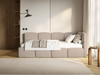 Selsey 'Cloudy' Jugendbett 90x200 mit Matratze, Kopfteil rechts, Beige Bild 2