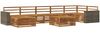 vidaXL Outdoor-Sofagarnitur 8 pcs Natur 3383667 Bild 2