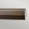 Wandlampe, Bilderleuchte, Stahl Bronze, B 65,2 cm Bild 3