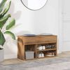 vidaXL Schuhbank Artisan-Eiche 80x30x45 cm Holzwerkstoff 856757 Bild 3