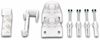 vidaXL Verdunkelungsrollo 64,4 x 120 cm, Stoffbreite 60 cm, Gebrochen Weiß 240741 Bild 4