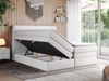 Boxspringbett, Polsterbett, Bett, Schlafzimmer - ERNI-KING - 160x200cm - Weiß Kunstleder - H4 Bild 2