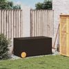 vidaXL Gartentruhe mit Rollen Braun 190L Poly Rattan 365325 Bild 3