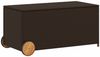 vidaXL Gartentruhe mit Rollen Braun 190L Poly Rattan 365325 Bild 2