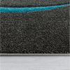 KADIMA DESIGN Teppich Karo Wohnzimmer 100% Polypropylen schmutzabweisend Teppich Kurzflor, Rechteckig, Höhe: 16 mm, Florhöhe: 12 mm, 100% Polypropylen, Rechteckig, 80x150 cm, Türkis Bild 4