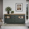 Kommode >Stanton< in Tannengrün / Eiche - 184x86x45cm (BxHxT) Bild 5