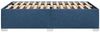 vidaXL Bettgestell ohne Matratze Blau 120x200 cm Stoff 3284470 Bild 5