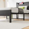 MODFU Metallbett Eisenbett mit funktionalem Kopfteil (Einfach zu montieren, kostengünstige Wahl, 1-tlg), Bis zu 200kg Tragkraft,90x200cm Ohne-Matratze Bild 2