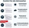 Blumtal Kunstfaserbettdecke zertifizierte Steppbettdecke - Winterdecke, Wärmeklassen: Sommer, 4 Jahreszeiten, Ganzjahresdecke, Winter Bild 3