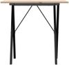 vidaXL Esstisch X-Gestell 80x50x75 cm Massivholz Kiefer und Stahl 3282694 Bild 4