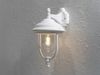 LED Außenwandleuchte Landhausstil Laterne hängend, Weiß, Höhe 46cm Bild 3
