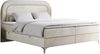 Boxspringbett, Schlafzimmerbett, Bettkasten - EIRA -180 x 200 cm - Beige Velvet - H4 Bild 4