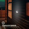 LED Strahler 11cm Ø für Außen, Zaunlicht mit 2 LEDs, energiesparende Wandleuchte, Witterungsbeständig und Spritzwassergeschützt 2er-8er Pack Bild 3