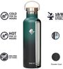 RAIKOU Isolierflasche Edelstahl Trinkflasche Vakuumisolierte Wasserflasche Thermoflasche, bis zu 12H heiß / 24H kalt,mit 2 Deckel,350ml/500ml/750ml/1000ml Bild 3