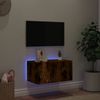 vidaXL TV-Wandschrank mit LED-Leuchten Räuchereiche 60x35x31 cm 837275 Bild 3