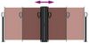vidaXL Seitenmarkise Ausziehbar Braun 100x1000 cm 4004689 Bild 5