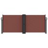 vidaXL Seitenmarkise Ausziehbar Braun 100x1000 cm 4004689 Bild 3